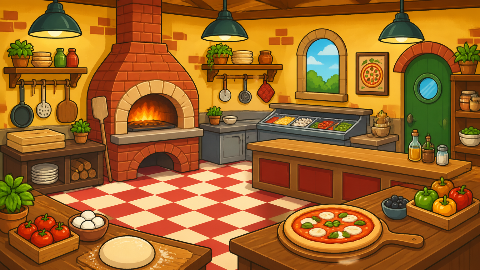 Pixel kitchen